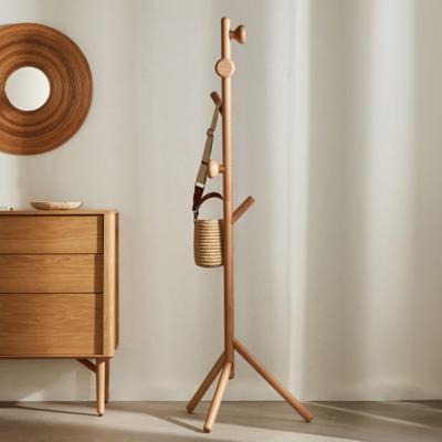 Kave Home Kapstok 'Nadue' Beukenhout, 170cm hoog, kleur Naturel