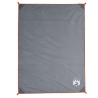 VidaXL Picknickkleed met haringen 205x155 cm grijs en oranje - thumbnail