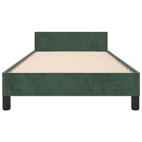 Bedframe zonder matras 80x200 cm fluweel donkergroen - thumbnail