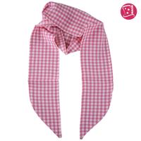Sjaal / shawl pink wit - thumbnail