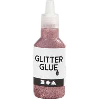 Creativ Company Glitterlijm, roze, 25 ml/ 1 fles - thumbnail
