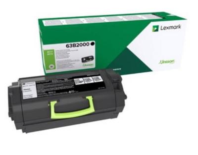 Huismerk Lexmark 63B2000 Toner Zwart