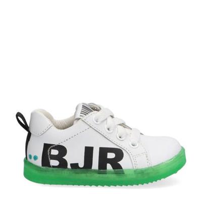 Bunnies Pascal Pit leren sneakers wit/groen