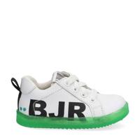 Bunnies Pascal Pit leren sneakers wit/groen - thumbnail