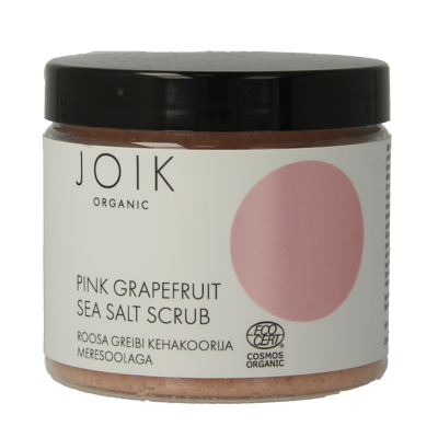 Joik Organics Pink grapefruit sea salt scrub vegan 240 Gram Joik Organics Pink grapefruit sea salt scrub vegan 240 Gram