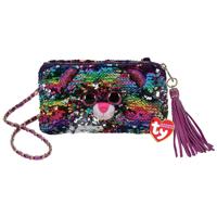 Ty Plush - Sequin Square Purse - Dotty the Leopard (TY95145) - thumbnail