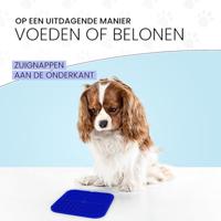 Eat Slow Live Longer Lick Mat Quad Blue - thumbnail