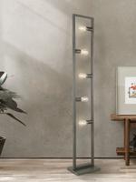 Home sweet home preto vloerlamp 6L zwart - thumbnail
