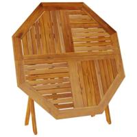 Tuintafel inklapbaar 110x75 cm massief acaciahout - thumbnail