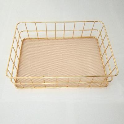 Gouden netto bottom moderne minimalistische Office Home smeedijzeren opslagplaats grootte: groot formaat