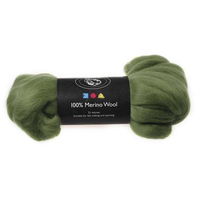 Creativ Company Merino wol, dikte 21 my, cactus, 100 gr/ 1 doos