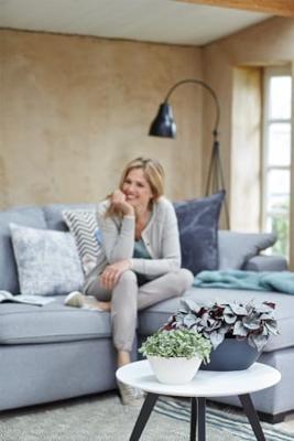 Elho brussels bloempot ovaal 36 cm antraciet