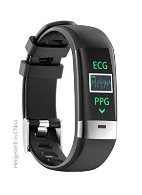 Swisstone 620 ECG Smart-Wearable (met bluetooth-functie, hartslagmeting en ECG-bewaking) zwart, 450314