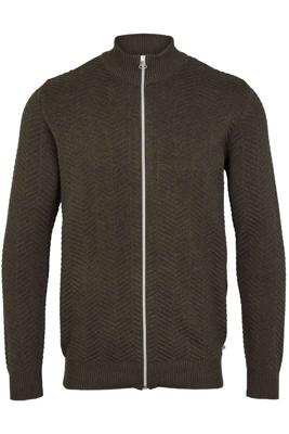 Kronstadt Trui Donkergroen Carlo Zip Regular Fit Kronstadt Trui Donkergroen Carlo Zip Regular Fit