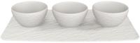 Villeroy & Boch Manufacture Rock Blanc Serveer set 4 delig - thumbnail