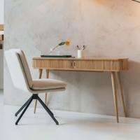 Zuiver Sidetable 'Barbier' Essenhout, 120cm, kleur Naturel - thumbnail