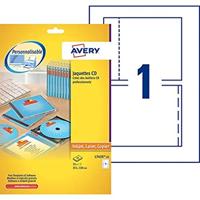 Cd inlegkaart Avery L7435-25 151x118mm - thumbnail