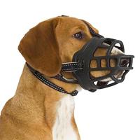 TRIXIE MUILKORF MUZZLE FLEX SILICONE ZWART L-XL 30X36 CM - thumbnail