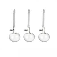 Iittala Kerst 2021 Glazen appel helder set van 3 - thumbnail