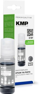KMP Navulinkt vervangt Epson 106, T00R1 Compatibel Foto zwart E187 1644,0040 KMP Navulinkt vervangt Epson 106, T00R1 Compatibel Foto zwart E187 1644,0040