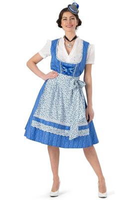 Dirndl Jurk Heike Blauw