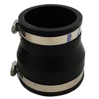 Air Aqua Flexibele Rubber Verloopsok 90x75mm - Installatiegemak, Duurzaamheid, Weersbestendig - thumbnail