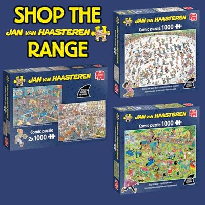 Jan van Haasteren - Hondenparcours Puzzel 1000 Stukjes Jan van Haasteren - Hondenparcours Puzzel 1000 Stukjes