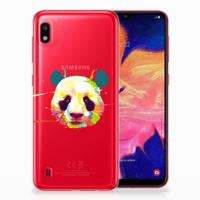 Samsung Galaxy A10 Telefoonhoesje met Naam Panda Color - thumbnail