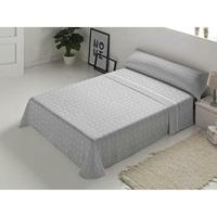 Beddengoedset D'Or ANKARA Grijs Bed van 90 Franela - thumbnail