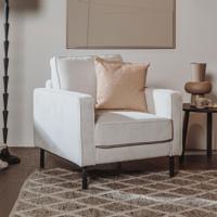 Tower Living Fauteuil 'Norwich' Rib, kleur Ivory - thumbnail