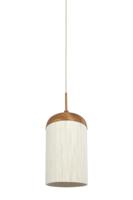 Light & Living Hanglamp 'Dania' Houtlook en touw, 28cm - thumbnail