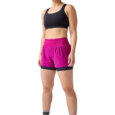 Brooks High Point 3" 2-in-1 Short 2.0 Dames