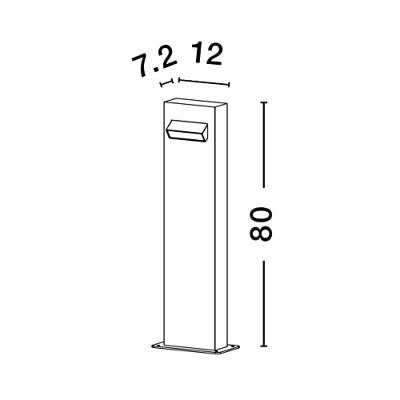Lyora PadverlichtingZelda enkel 80cm - 9020922