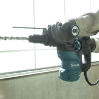 Makita HR3012FCJ Combihamer SDS-Plus 3,9J + snelwisselboorkop 1050W in Mbox - thumbnail