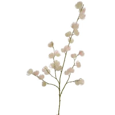 Roberts Collection Kunsttak pluizenbol wit/roze 108cm