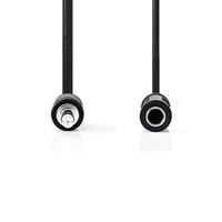 Nedis Stereo-Audiokabel | 3,5 mm Male | 6,35 mm Female | 0.2 m | 1 stuks - CAGB22550BK02 CAGB22550BK02 - thumbnail