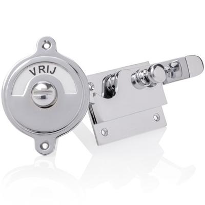 De Oude Deurklink WC Slot - Hendel vrij-bezet nikkel De Oude Deurklink WC Slot - Hendel vrij-bezet nikkel