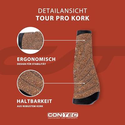 CONTEC griff "tour pro kork" ct grips tour pro cork 135 mm, cork