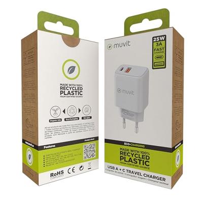 Oplader Muvit for Change MC-215 Wit 18 W 25 W