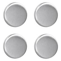 Metaltex Magneten Rond 4 Stuks RVS - thumbnail