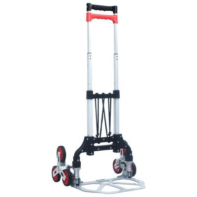 VidaXL Traptrolley inklapbaar 70 kg aluminium zilverkleurig
