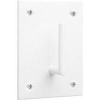 Formani Piet Boon ONE PB105 massieve haak vast op onderplaat - wit - thumbnail