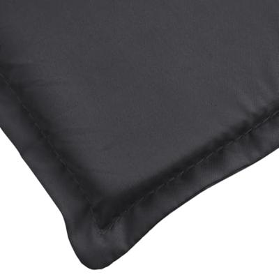 VidaXL Ligbedkussen 200x60x3 cm oxford stof zwart