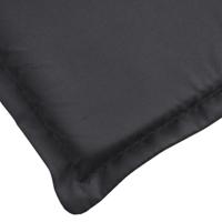 Ligbedkussen 200x60x3 cm oxford stof zwart - thumbnail
