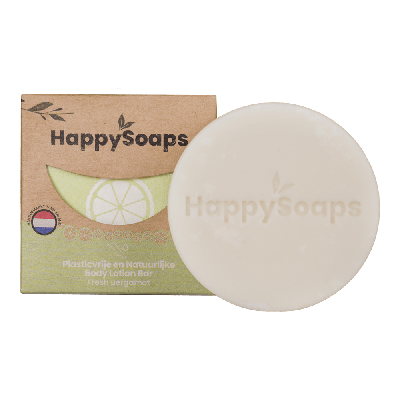 HappySoaps Body Lotion Bar Fresh Bergamot 70gr