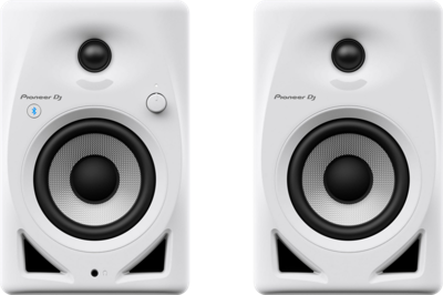 Pioneer DJ DM-40D-BT-W 4 inch desktop monitorsysteem Bluetooth