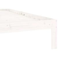 Bedframe massief grenenhout wit 100x200 cm - thumbnail