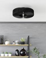 Eglo Houten plafondlampPalombaia Ø 50cm - zwart - 900831 - thumbnail