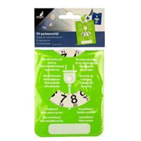 Parkeerschijf kangaro e-car met blauw-groen zijde | 25 stuks - thumbnail