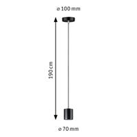 Paulmann Nordin 79751 Hanglamp LED E27 Zwart, Marmer, Koper (mat) - thumbnail